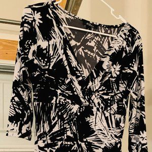 AGP CASUAL SURPLICE CASUAL DRESS